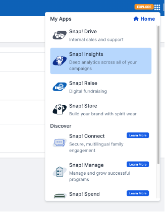 Accessing my Insights Dashboard
